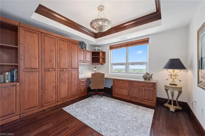 THIRD BEDROOM/BUILT-IN DESK/MURPHY BED
