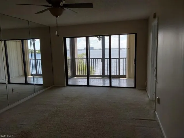 Living room with Great river views