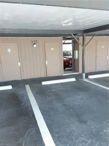 carport with extra srorage.  Short distance from building