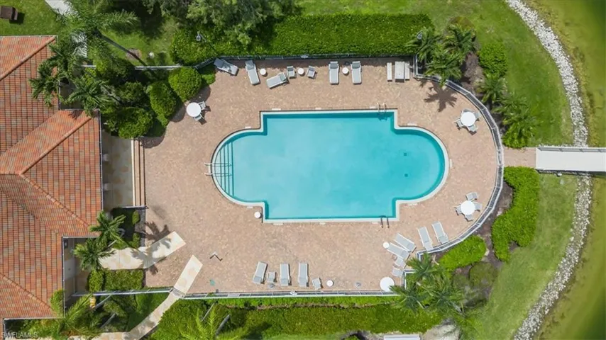 View of pool