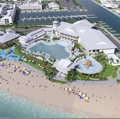 Future update of closeby beach and marina just a bike ride way. It will feature Huge community pool, restaurant, club house and new pier .