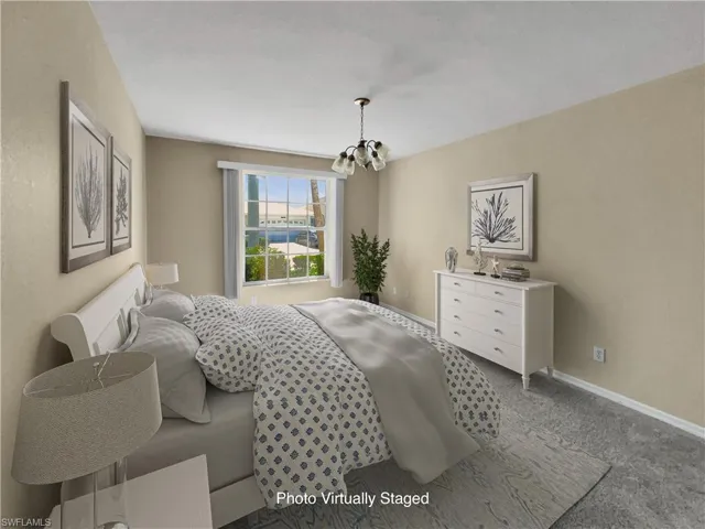 Virtually Staged Guest Bedroom