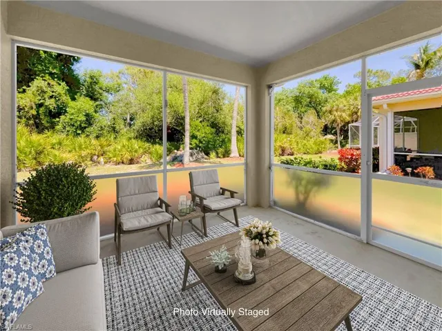 Virtually Staged Lanai