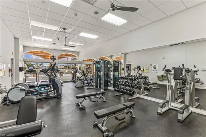 One of Two Fitness Centers