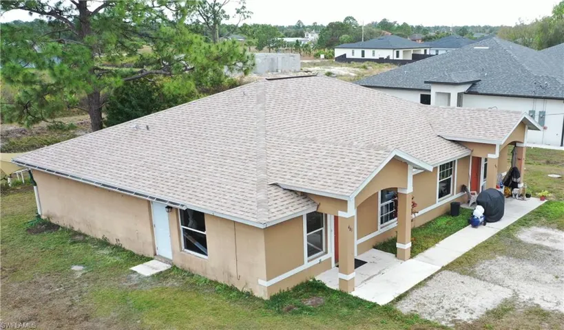 Aerial view of property and surrounding area