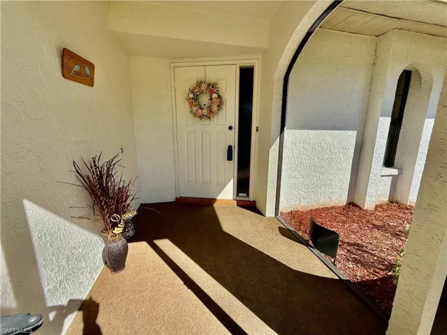 Screened front entry