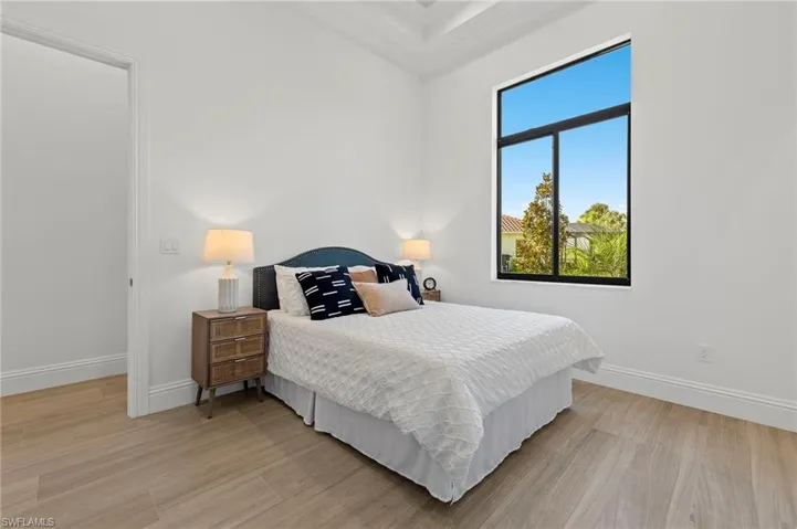 Bedroom featuring light hardwood / wood-style floors