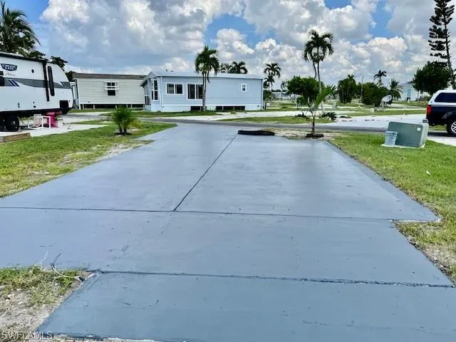 Looking from the rear of the lot.