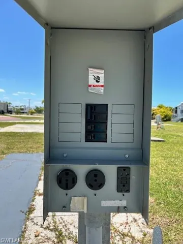 New electrical box with everything you need for RV or Mobil Home.