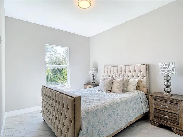 View of tiled bedroom