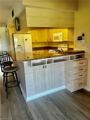 Built in cabinets.