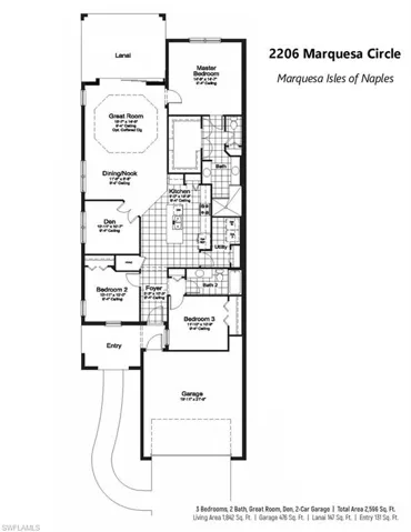 2206  Marquesa  CIR, Naples, FL 34112