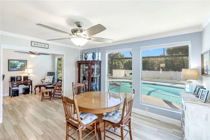 Den/Dining Room views both offer east facing views with lots of natural light