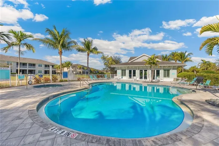 Community Pool with patio