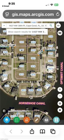 Aerial overview of property's location