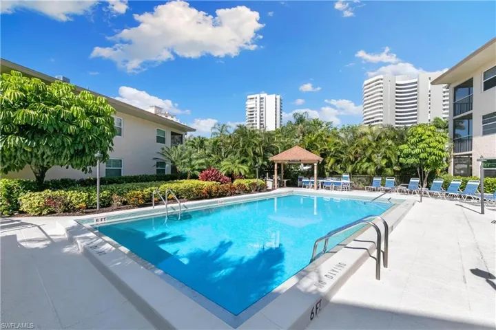 View of pool