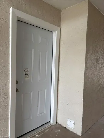 View of exterior entry