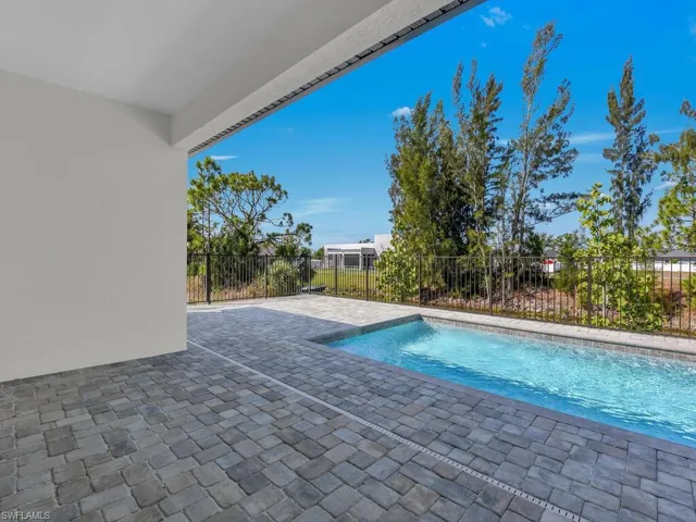 View of pool with fence, a patio, and a fenced in pool