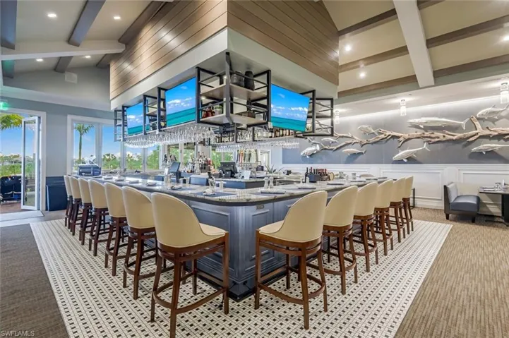 The Pavilion offers fresh food & Drinks while enjoying a beautiful outdoor setting, while surrounded by flat screen TV's with all your favorite sporting events