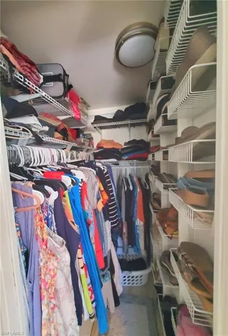 Large walk-in closet in the Primary bedroom
