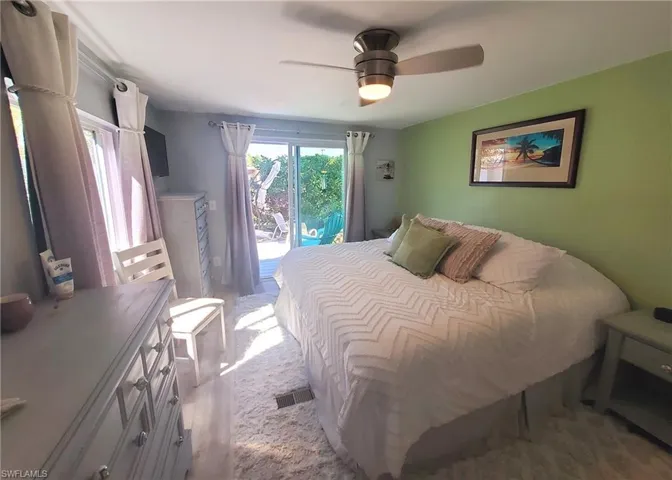 Primary Suite easily accommodates a King-size bed.
