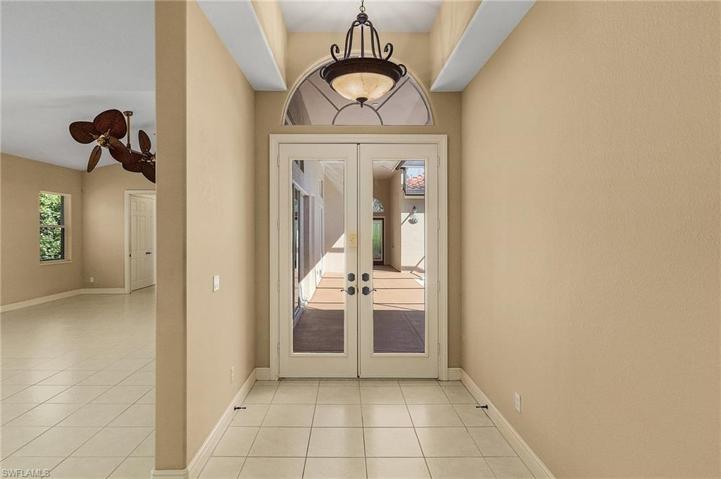 Entry into home from courtyard
