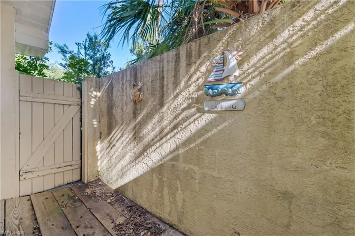 Outdoor area off Master bath