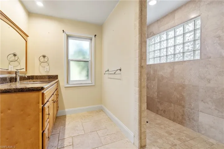 Walk in shower
