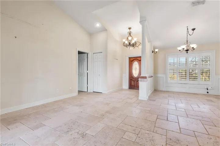 Front Entry, formal dining and living room