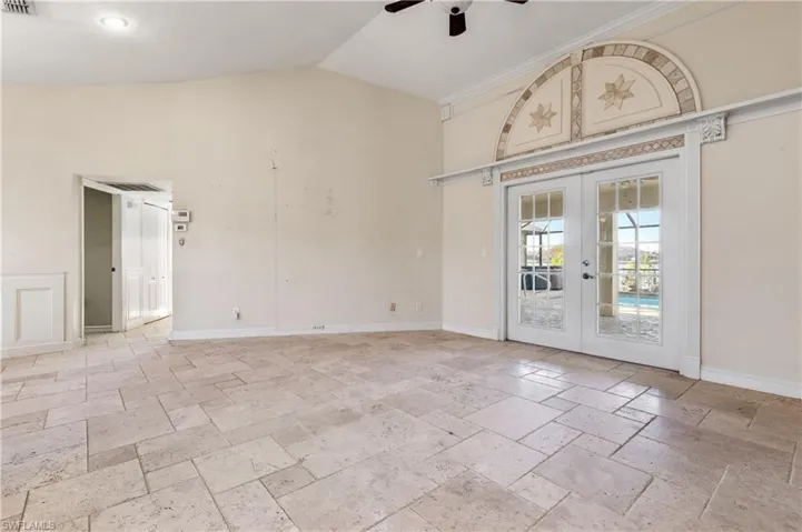 Formal Living with doorway to the Kitchen