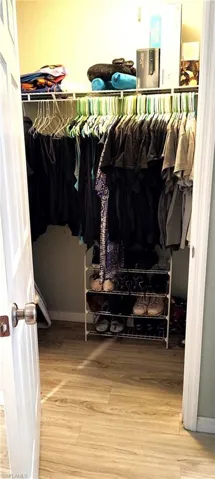 Master walk-in closet