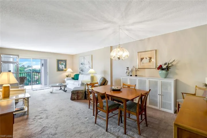 Dining area & family room.