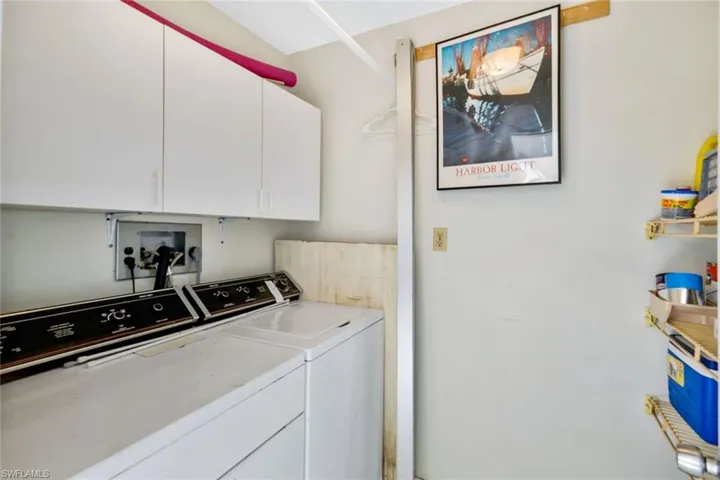Laundry room.