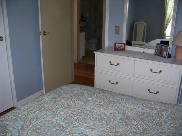 Guest bedroom/background, guest bath.