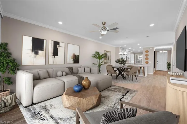 Photo includes virtual staging