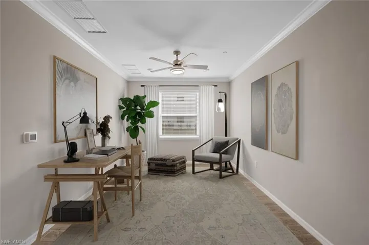 Photo includes virtual staging