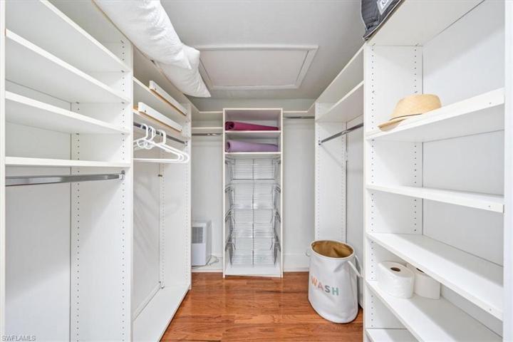 Primary closet