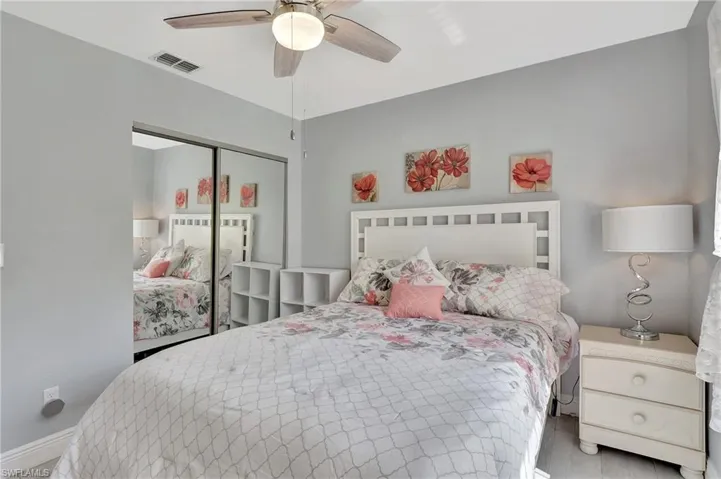 Guest Bedroom with large closet