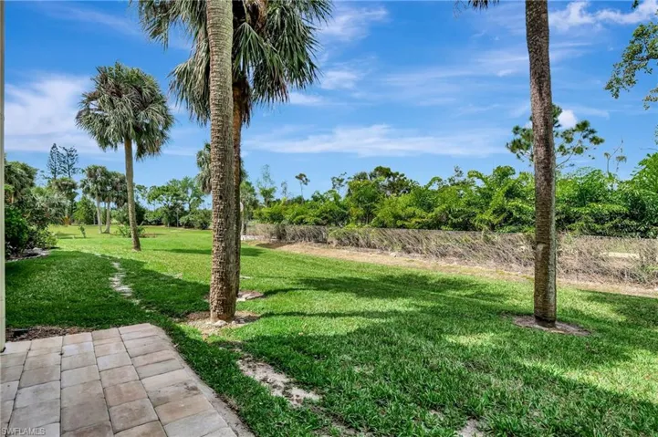 Patio view facing Golf Course