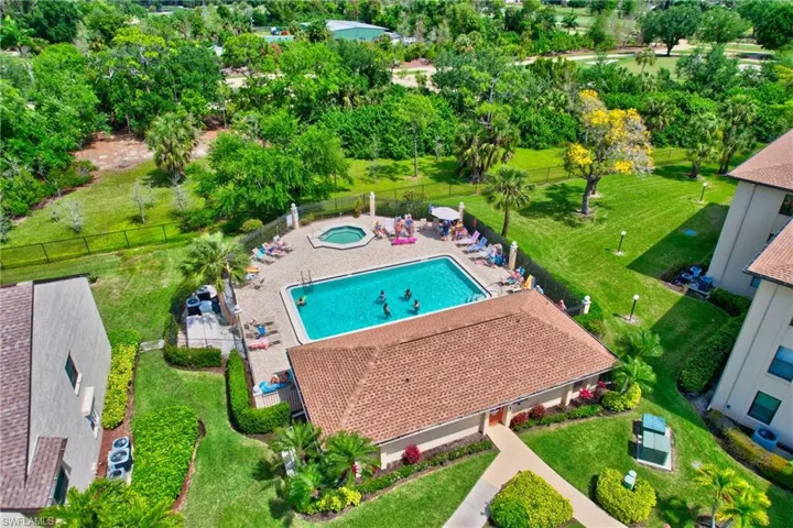 Second Pool and Clubhouse facing West