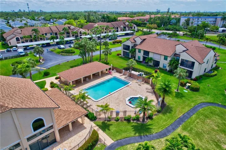 Overview Second Pool and Clubhouse facing East