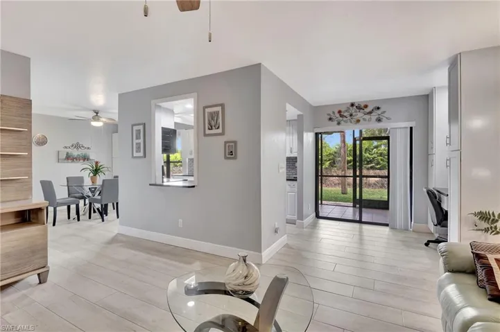 Large Family Room overlooking Dining and Lanai