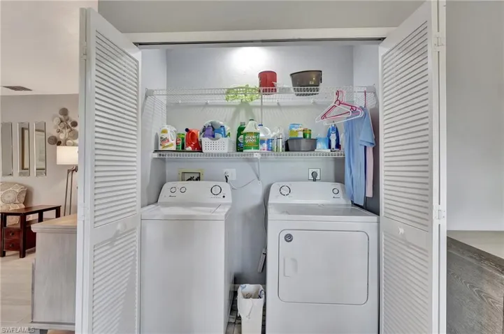 Washer and Dryer in the Condo