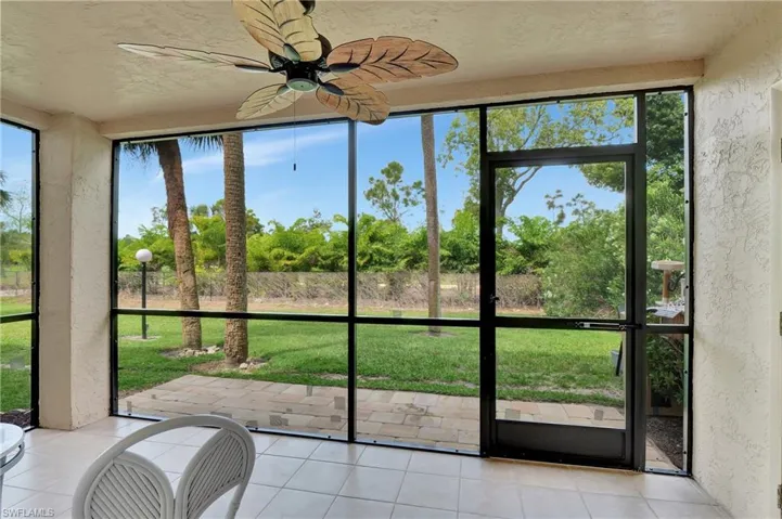 View out of the Lanai