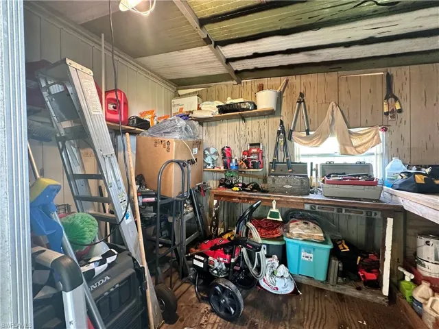 View of storage area
