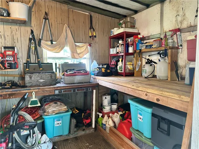 View of storage room