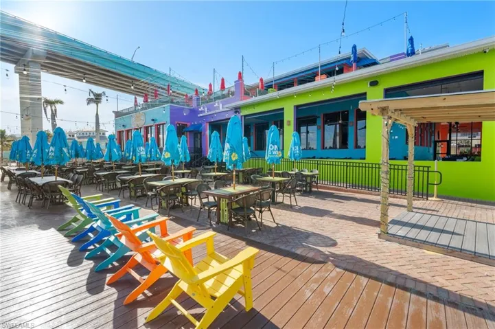 View of community with a patio area