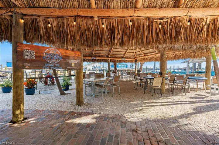 View of patio featuring outdoor dining space
