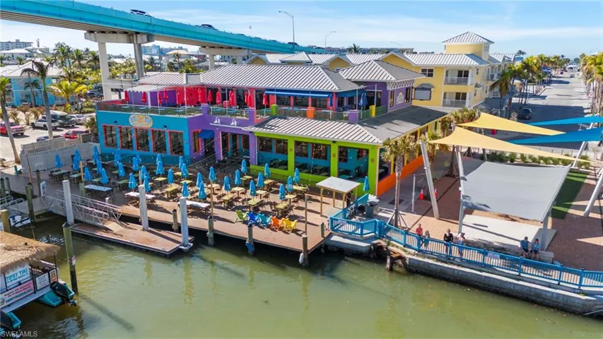 Dock with a water view