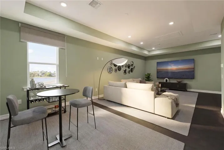Virtual Staging of the possibilities of this great bonus room!